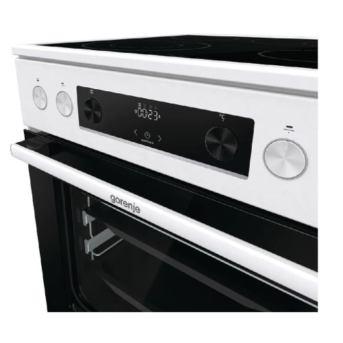 COOKER FREE STANDING  GECS6C70WPA (ΚΕΡΑΜΙΚΗ / 71LT / A / ΛΕΥΚΗ / 4+2 ΕΣΤΙΕΣ / POP / ΟΘΟΝΗ / AIRFRY / ΥΔΡΟΛΥΣΗ / ΤΗΛΕΣΚΟΠΙΚΟΣ)